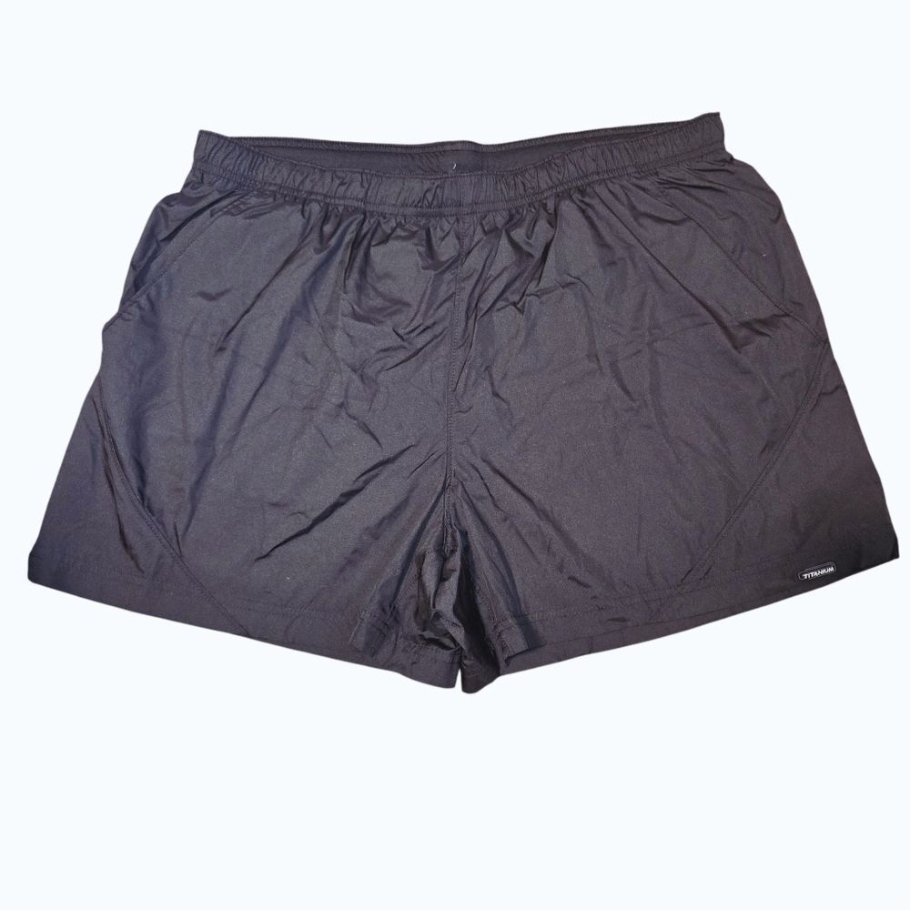 Columbia Titanium Women's Nwt High Trail Black Nylon Lined Shorts Size XL